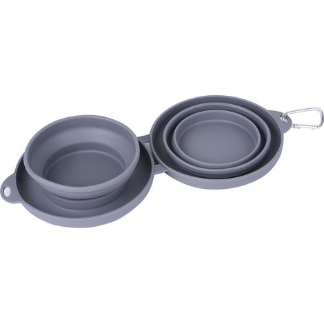 Gamelle double pliable pour animaux de compagnie (1/5)