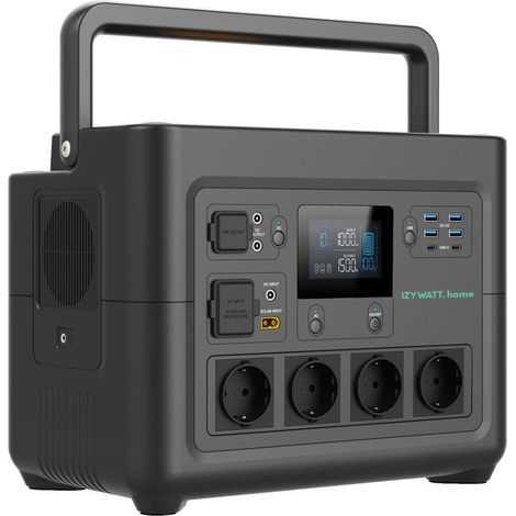 Station d'énergie nomade IZYWATT.home 1536Wh + mode EPS et charge solaire - Orium