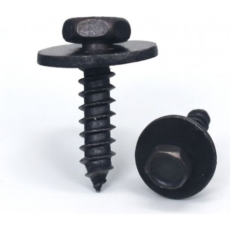 Tornillo autorroscante de cabeza hexagonal y clip de plástico J35 para coche (1/5)