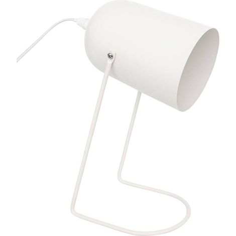 Lampe à poser Faro blanc H30cm - Atmosphera créateur d'intérieur (1/4)
