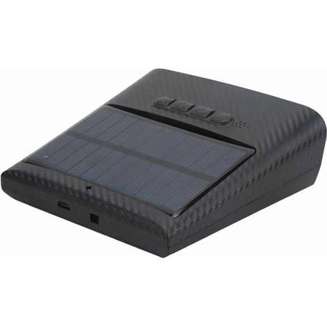 Affichage tête haute intelligent pour voiture, compteur de vitesse GPS, avertissement de survitesse, écran LCD style fibre de carbone, universel pour véhicule (1/5)
