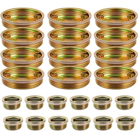 Sealing Plugs for Oil and Water Drums 24 Pieces Galvanized