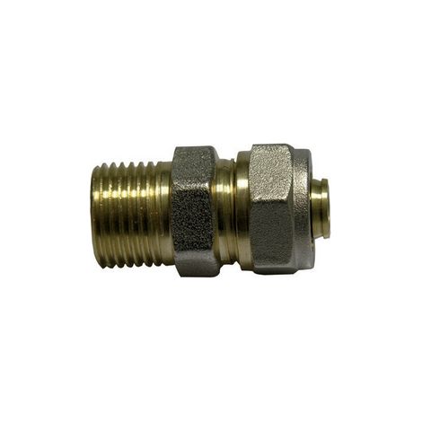 RACCORDO DIRITTO MASCHIO DFX PER MULTISTRATO- Diam. 1/2 x 16- IKARO- pezzi 10