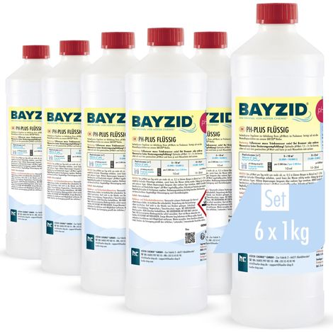 6x 1 kg BAYZID® pH Plus flüssig