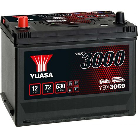 Batterie Yuasa SMF YBX3069 12V 72ah 630A D26G (1/3)