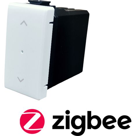 ETTROIT Pulsante Smart ZigBee per Tapparella saliscendi Tuya Compatibile Matix - MTZB1202