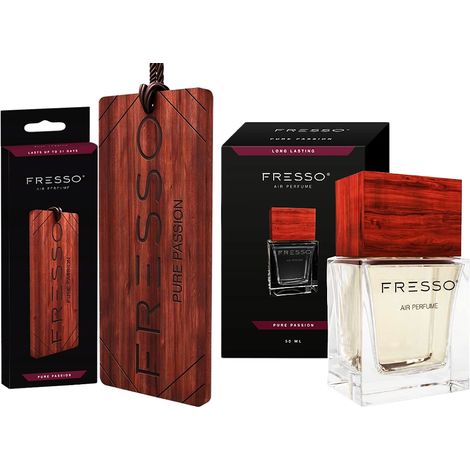 Colgante de fragancia Fresso Pure Passion + perfume PARA coches (1/5)