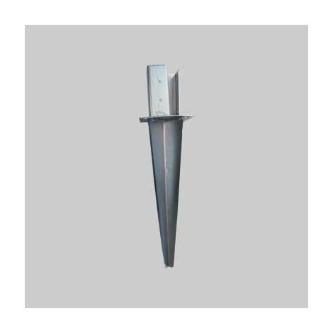 Supporto per travi con ancoraggio al terreno 70x70 mm