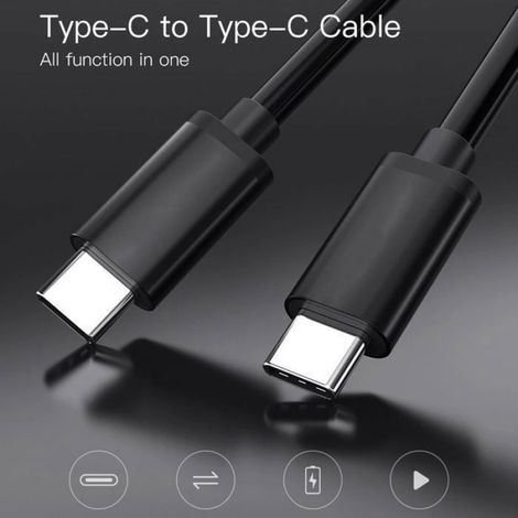 Chargeur Rapide - 25 W - Pour Smartphone Samsung - Câble USB-C Inclus - Compatible Galaxy A16 A17 A36 A56 S25FE - Noir (1/5)