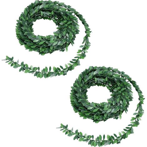 2 Pièces 7,5M Guirlande Feuilles Artificielles Couronne de Lierre Artificiel Vignes Artificielles pour Porte Fenêtre Mur Fenêtre Partie Home Decor Mariage (1/5)