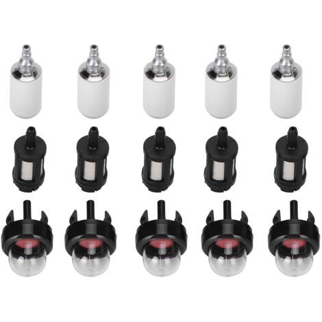 Kit de bombilla de arranque para filtro de combustible, repuesto de filtro de combustible, rendimiento estable, alta confiabilidad, herramienta de jardinería confiable para motosierra. (1/5)