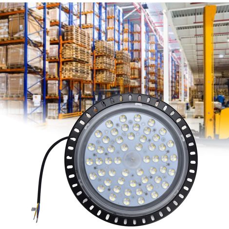Projecteur industriel LED UFO IP50, étanche, éclairage commercial et industriel, économie d'énergie, éclairage ultra-lumineux pour entrepôt, 110 V 200 W, poids excessif (1/5)