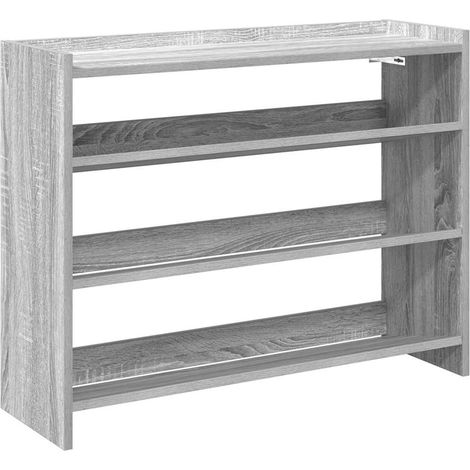 Maison Exclusive - Scarpiera Grigio Sonoma 80x25x62 cm in Legno Multistrato