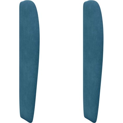 Maison Exclusive - Kopfteil Ohr Blau 80 x 23 x 6 cm Samt