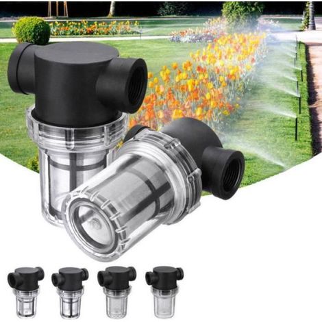 Garden Filtre De Canalisation À Débit Élevé D'Irrigation De Filtre De Pompe À Eau De Tamis En Ligne Maillé D'Étang (1/4)