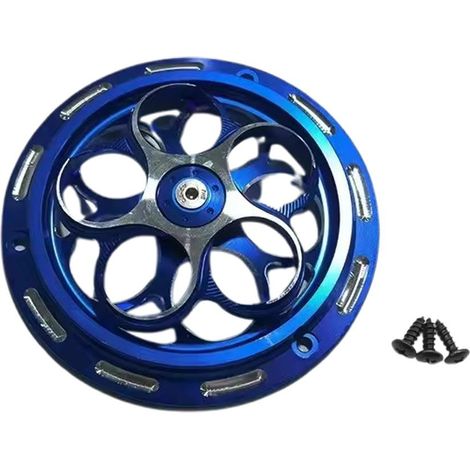Cache-ventilateur de moto en aluminium CNC rotatif pour radiateur de moteur C1C8D (1 jeu) (1/5)