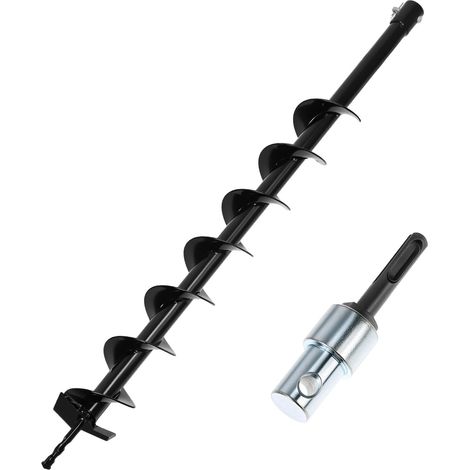 80mm Earth Drill with SDS Plus - Precise Drills, High Stability and Long Life (1/5)