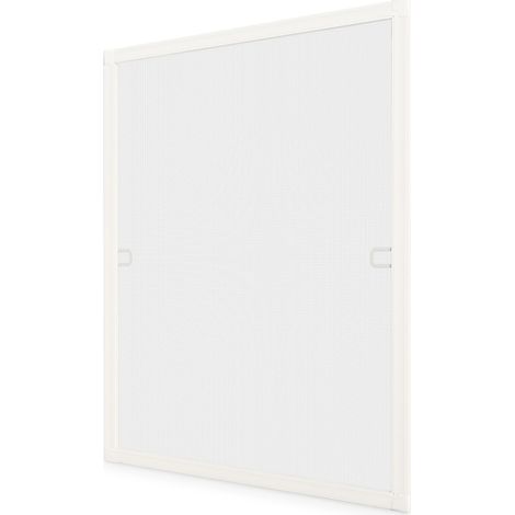 Zanzariera con telaio ritagliabile 85 x 85 cm bianca - Rete in poliestere