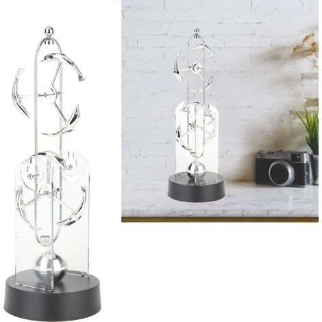 Perpetual Motion Machine  Ornament à Figures Animales Décoratif avec Mouvement Automatique pour Bureau et Décoration Intérieure  Kit Complet avec Support et Base en Métal et Plastique  318g (1/5)