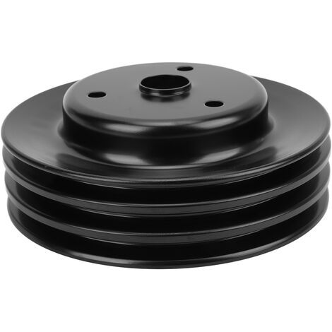 Polea de cigüeñal de correa trapezoidal larga LWP para motores Chevy SBC 262, 350 y 400. (1/5)