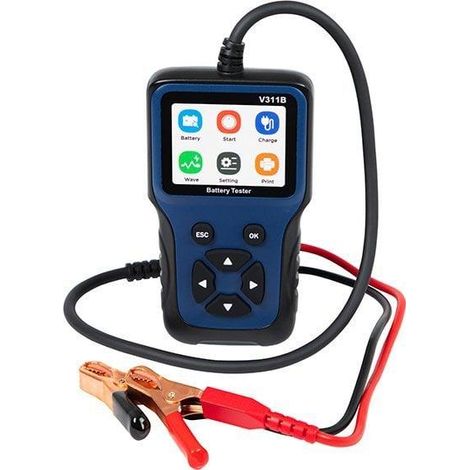 Tester di accumulatori Blow 12V compatto con schermo LCD