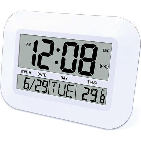 Horloge murale numérique à piles, simple et grande -- (1/5)