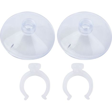 Tuyau d'air pour aquarium avec ventouse, puissant et fixé par clips, 16-22 mm (1/5)