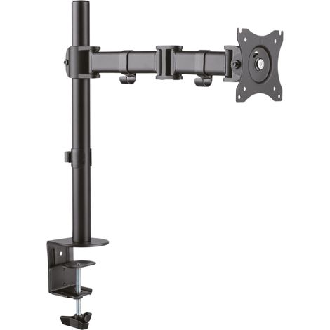 RICOO TS5711 Support Écran PC TV 13 17 19 22 24 27 28 32 34 Pouces Orientable Inclinable Rotatif Universel Fixation Bureau Pince de Table VESA 75x75 100x100 (1/5)