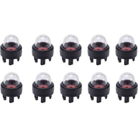 10 Pièces Ampoule Amorçage D'essence. Ampoule de Carburant Pompe. Bulle D'huile de Carburateur. pour Stihl/Weed Eater/McCulloch/Ryobi Echo (1/5)