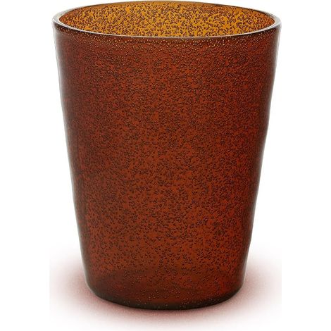Zani Serafino Memento Synth Bicchiere da Acqua in Metacrilato Amber