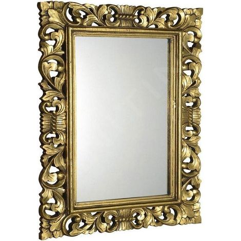 Sapho Scule - Miroir en cadre, 70x100 cm, or IN163 (1/4)