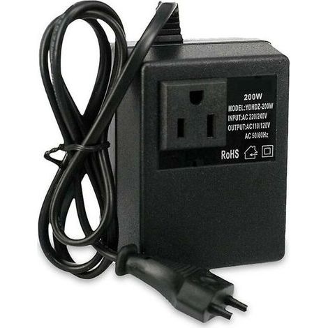Convertisseur de tension transformateur abaisseur 220v à 110v ac transformateur de tension de voyage abaisseur (1/5)