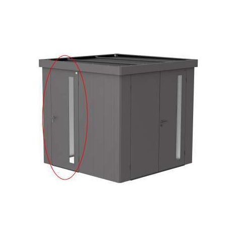 Porta aggiuntiva HighLin, Panorama, AvantGarde grigio quarzo metallizzato