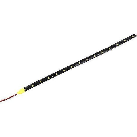 1 bande LED flexible 12 V 30 cm 15 SMD pour voiture, éclairage d'ambiance étanche, accessoires décoratifs pour moto - Jaune (1/4)