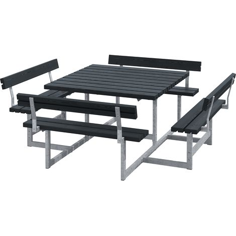 FRANKEL kaiserkraft, Ensemble table et bancs pour 8 personnes, (1/4)
