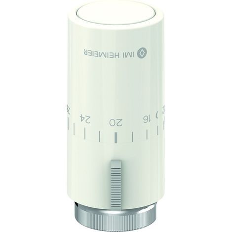 HEIMEIER Thermostat-Kopf Halo weiß RAL 9016, mit Nullstellung, 7550-00.500