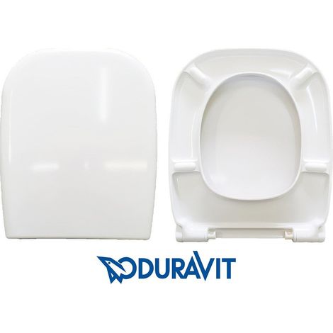 Copriwater D-Code Duravit termoindurente bianco Soft Close Originale (1/4)