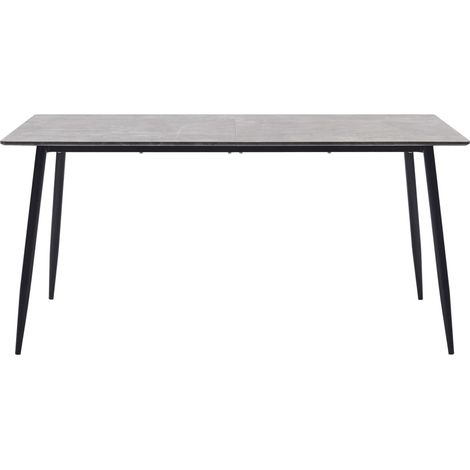 Maison Exclusive - Esstisch Grau 160×80×75 cm MDF