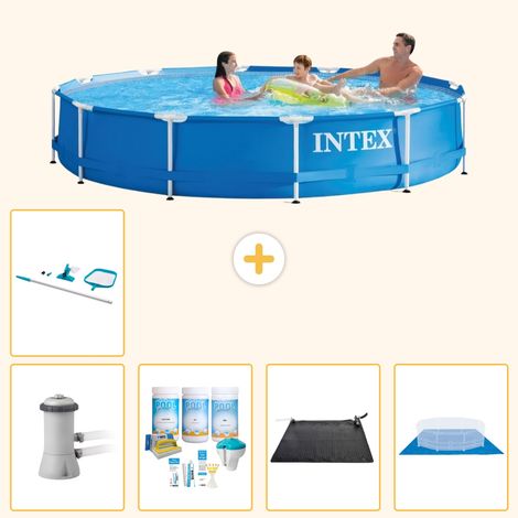 Intex Piscine Tubulaire Ronde - 366x76 cm - 6-pièces  S21023 (1/2)