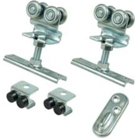 Kit carrelli per porte scorrevoli per binario art.20 1 pezzi Omge