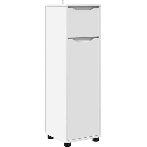 Maison Exclusive - Mobile da Bagno Bianco 30,5 x 30 x 101 cm Legno multistrato