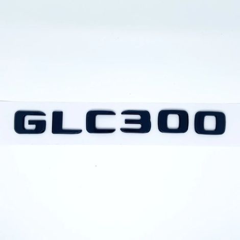 (Noir brillant GLC300) - Lettres 3D ABS, emblème GLC série 4Matic, compatible avec GLC X253, autocollant logo coffre (1/5)