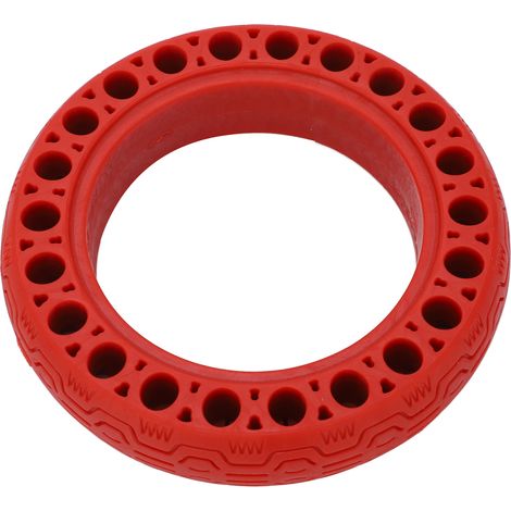 60/70-6.5 mehrfarbiger Vollgummireifen für Max G30D G30P Elektroroller (rotes Zubehör) (1/5)