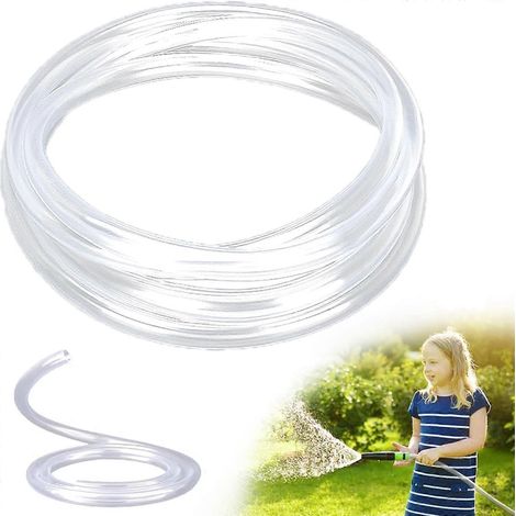 Tuyau en PVC, tuyau à carburant, tuyau d'air, tuyau de pression transparent, tuyau d'eau transparent en PVC, tube en PVC, tuyau à huile, tuyau souple transparent, pour réservoir et aquarium (1/5)