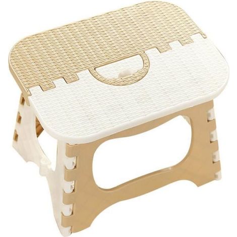 Tabouret Pliable - Plastique - Pour Activités Extérieures Pêche Jardin - 25,7 x 19,5 x 19,5 cm - 1 Pièce