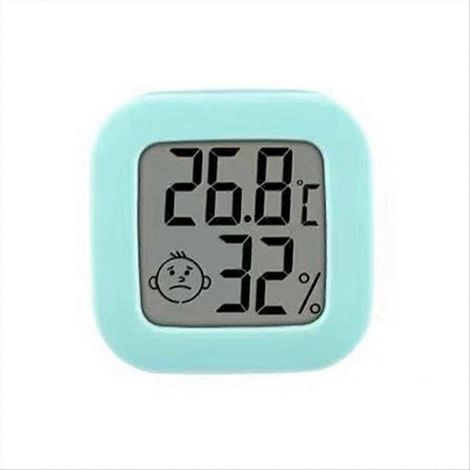 Kompaktes elektronisches Gesichtsthermometer mit LCD-Bildschirm für Zuhause und Büro, schnelle Körpertemperaturmessung, tragbares Präzisionsgerät (1/5)