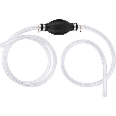 Pompe à siphon de carburant, kit de pompe à siphon de livraison de carburant de 2 m, tuyau de siphon manuel de pompe à eau portable à haut débit, 2 Pvc (1,2 m + 0,8 m) Livraison d'essence automobile (1/5)
