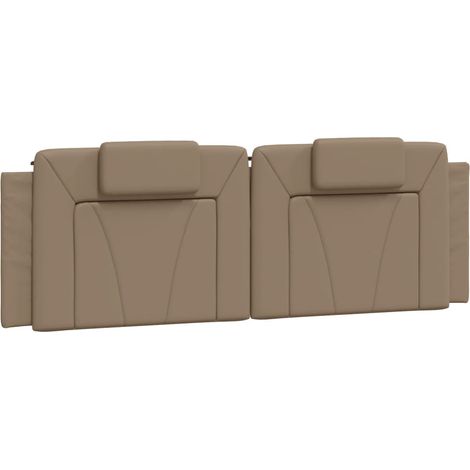 Maison Exclusive - Cuscino Testiera Viana Cappuccino 160 cm in Similpelle