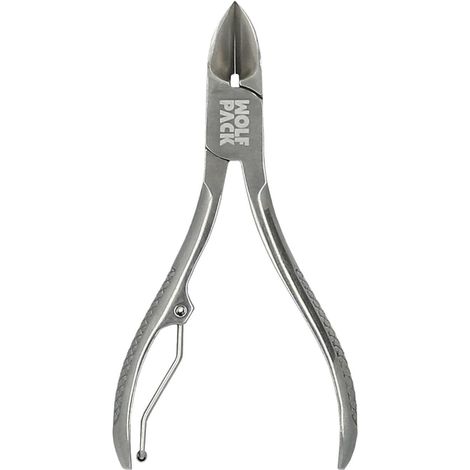 WOLFPACK LINEA PROFESIONAL pinza cortauñas 104 mm. , Pinza corta uñas- Medida: 104 mm.      - Fabricada en acero inoxidable, aportando un corte limpio y uniforme, adema (1/4)