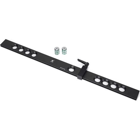 Kit de butée de clôture pour établi de travail du bois, kit de serrage pour système MFT avec trous pour chien, 1000 mm
